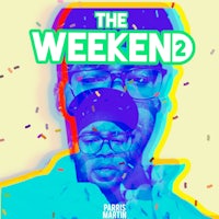 the weekend 2 with a man in glasses and confetti